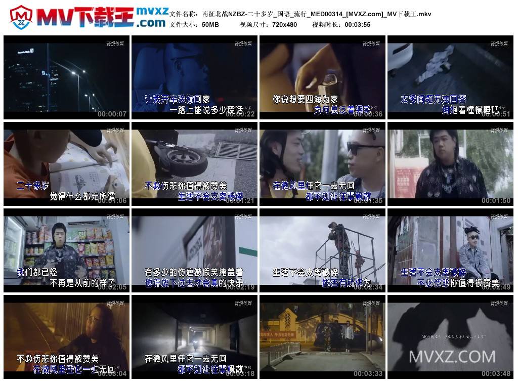 南征北战NZBZ-二十多岁_国语_流行_MED00314